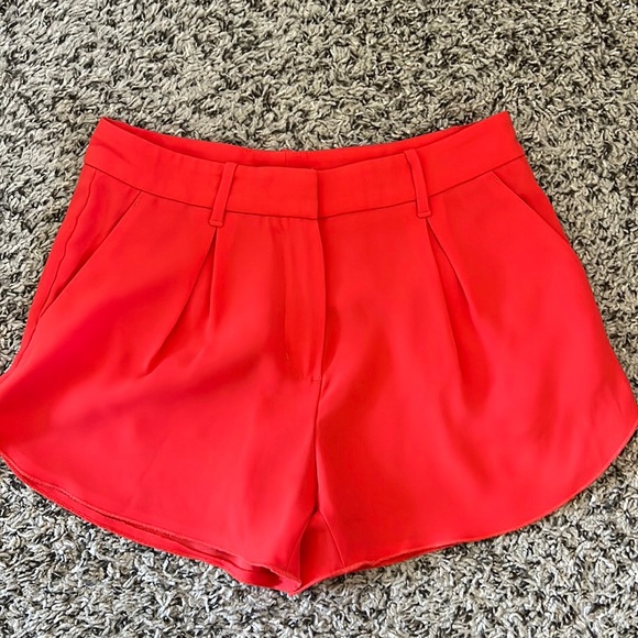 Babaton Red Shorts - Picture 1 of 4